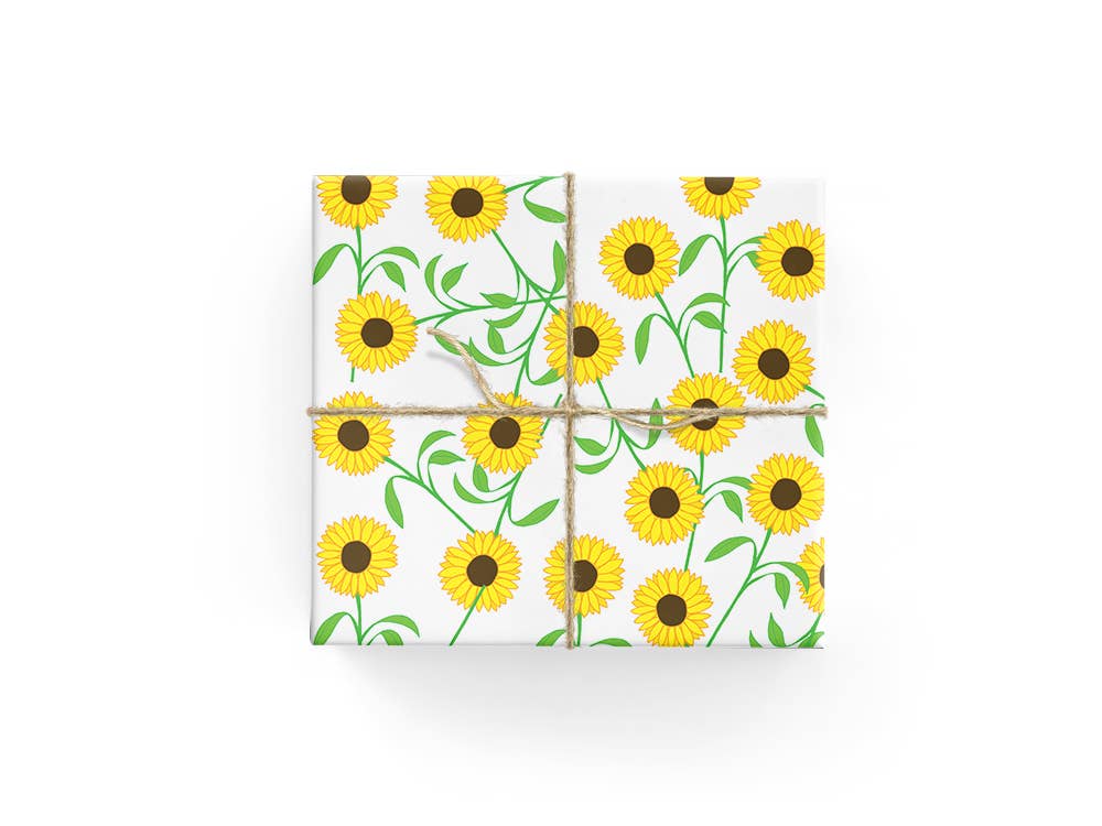 Sunflowers - Wrapping Paper Sheets