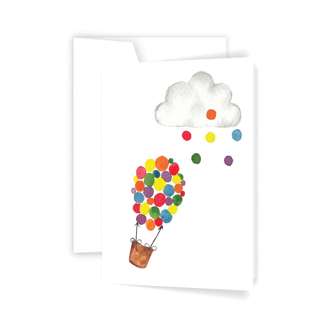 Hot Air Balloon Greeting Card