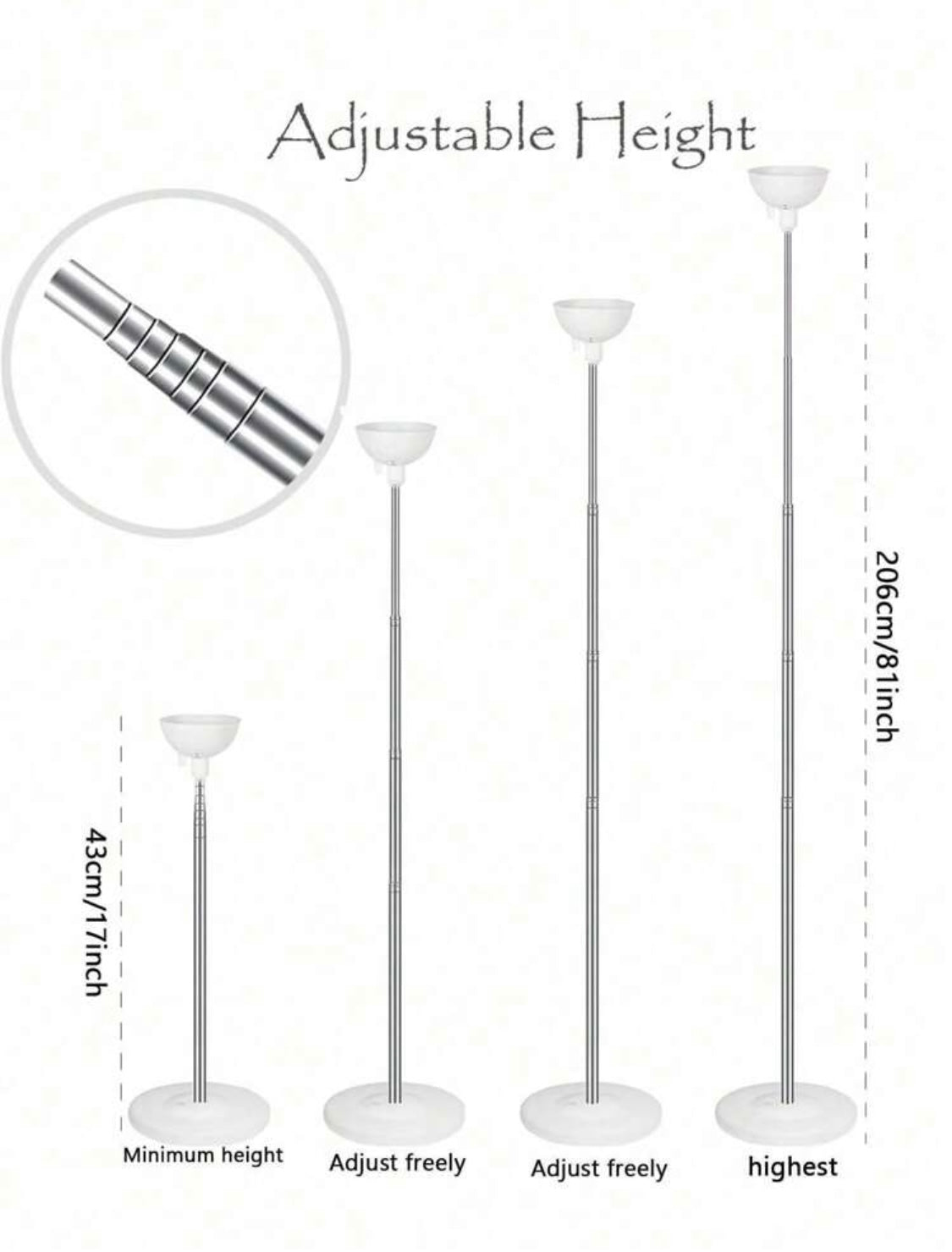 Balloon Stand Hire – Pair (Telescopic Stands)
