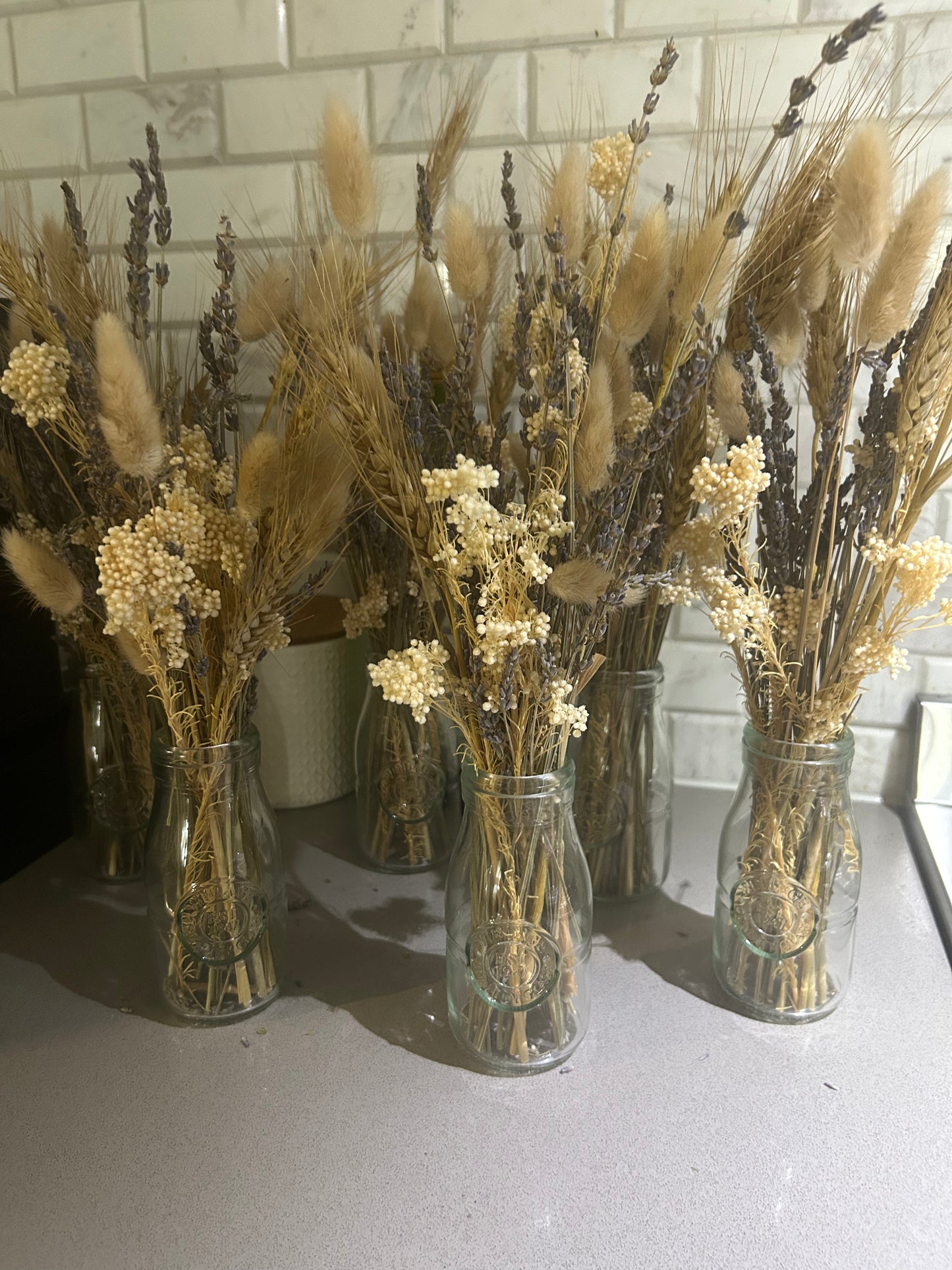Dried flower jar