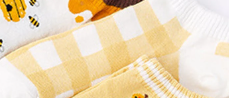š Bee Striped Pattern Ankle Socks ā Sold Individually