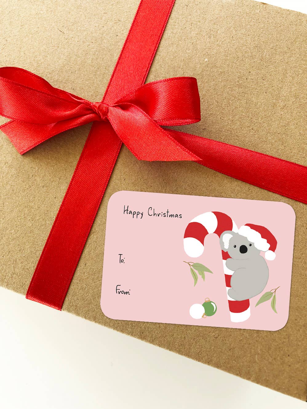 Christmas in Australia - Sticky Labels