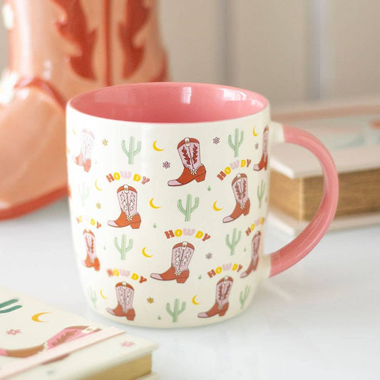 Howdy Cowby Print Mug