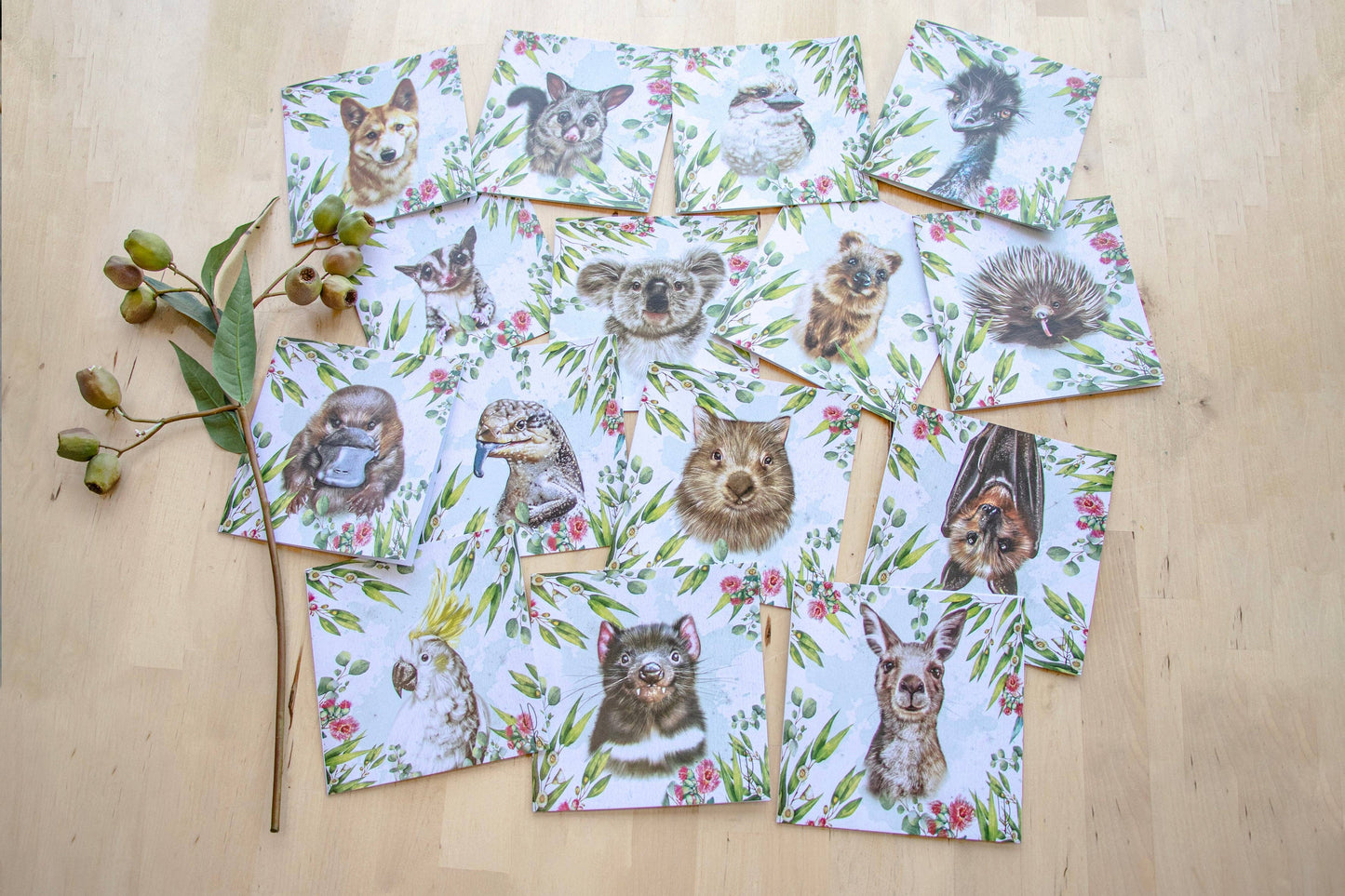 AUSTRALIAN NATIVE ANIMAL SERIES - GREETING CARDS