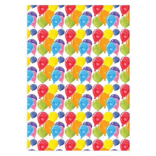 Helium Balloons - Wrapping Paper Sheets