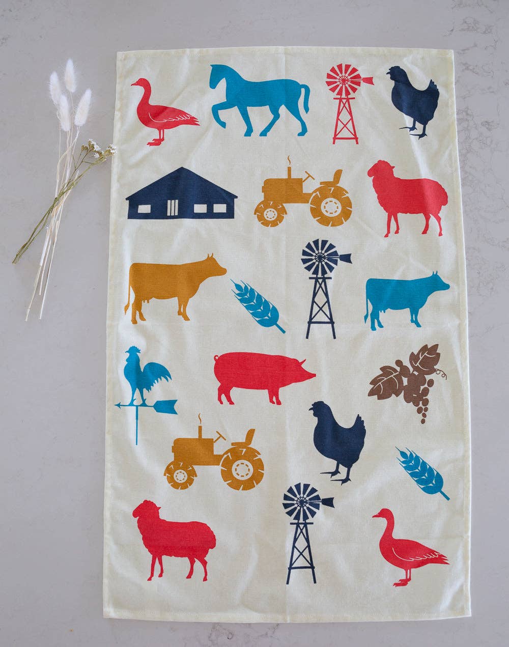 Tea Towel - Farm