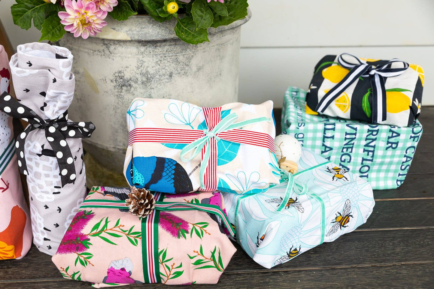 Tea Towel - Flower Bees