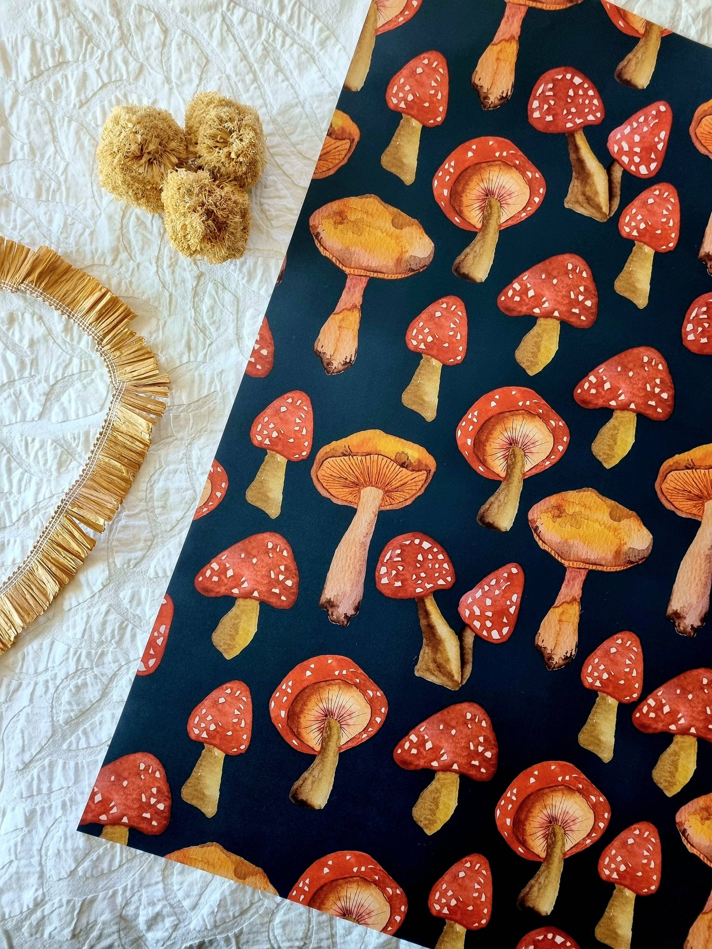 Wrapping Paper / Mushrooms
