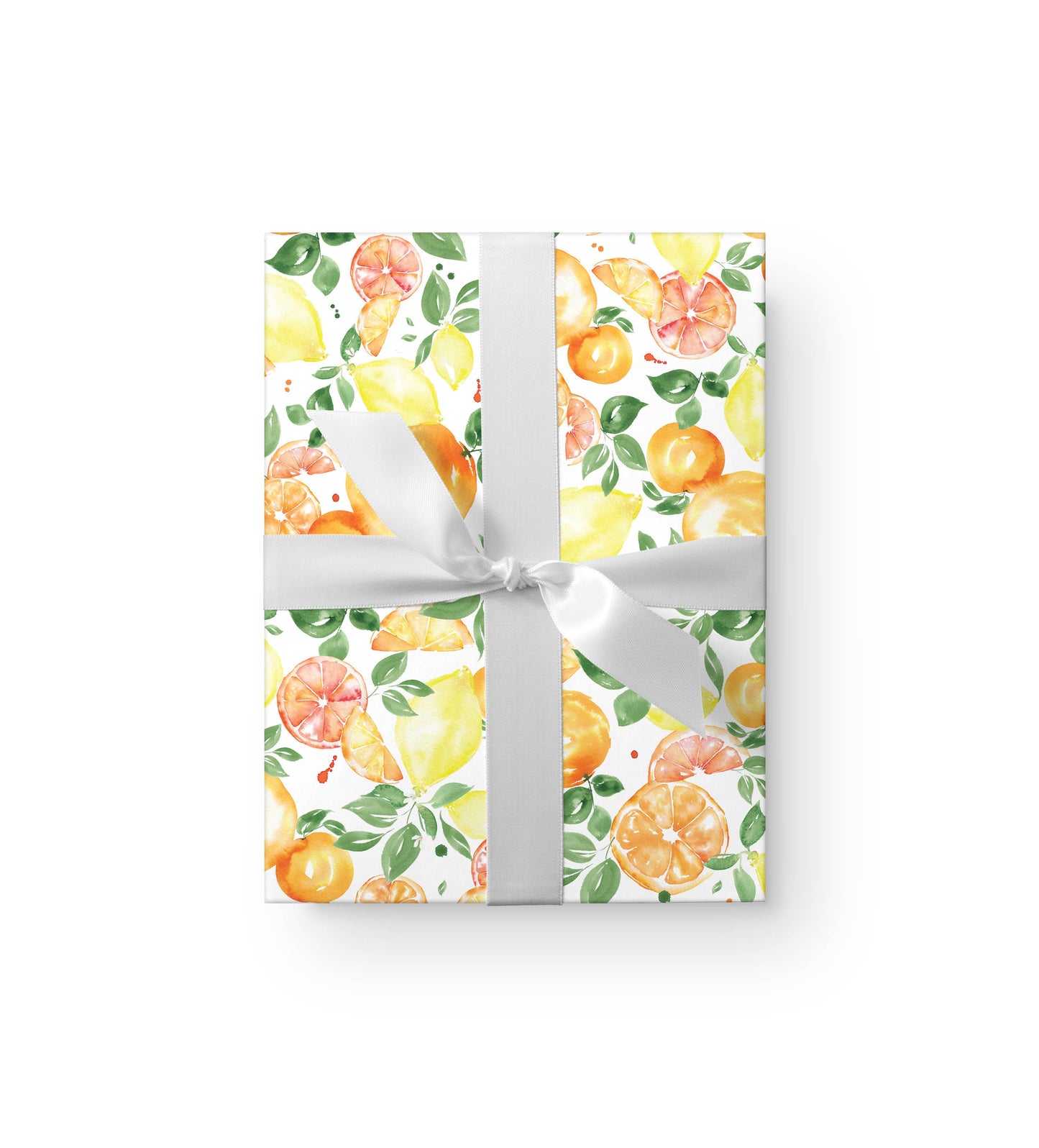 Blossoming Citrus Gift Wrap