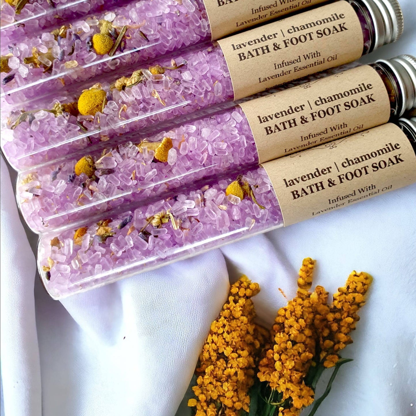 bath salt soak test tubes