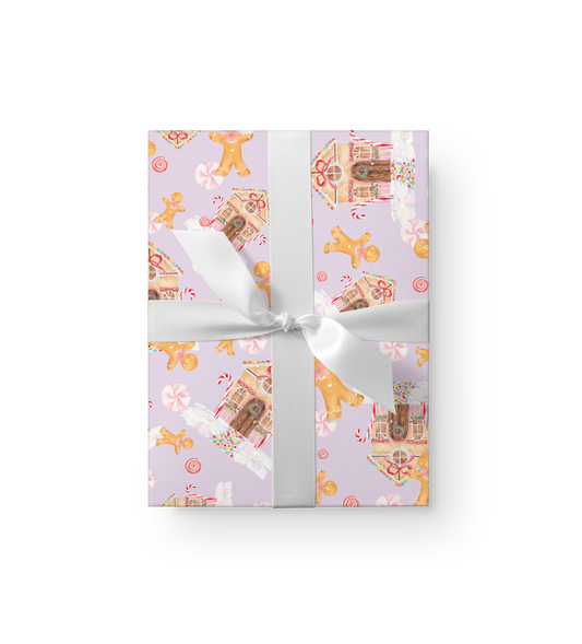 Gingerbread House Gift Wrap