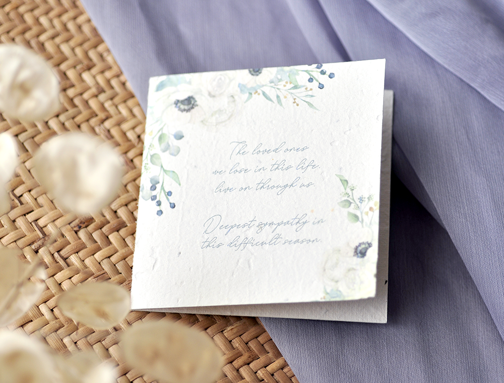 Deepest Sympathy Plantable Greeting Card