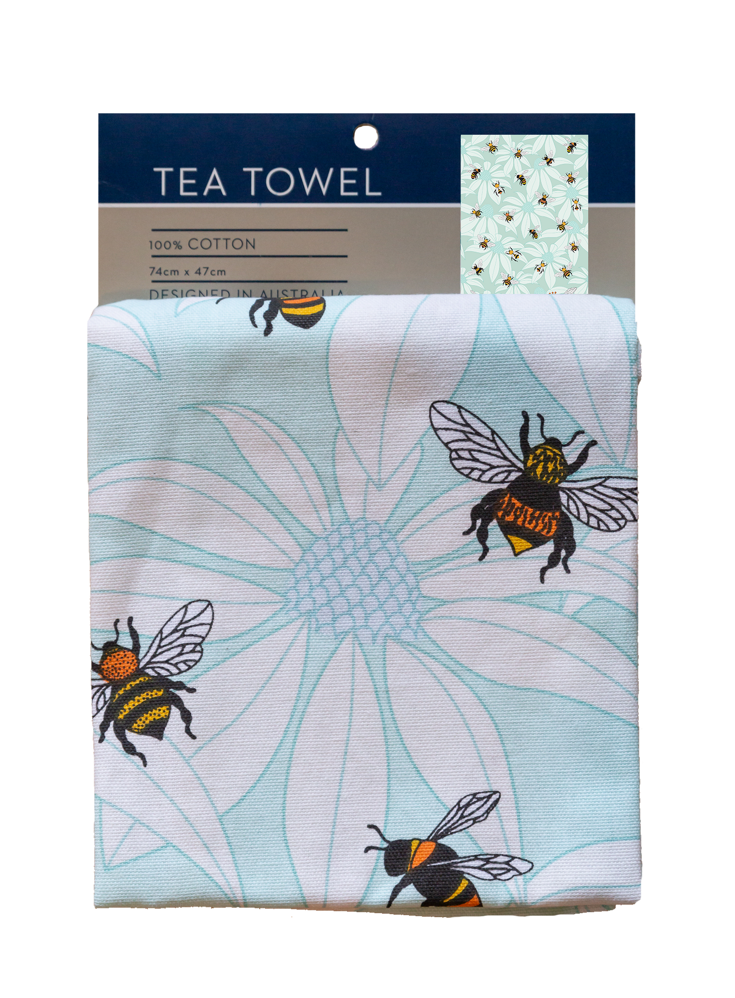 Tea Towel - Flower Bees