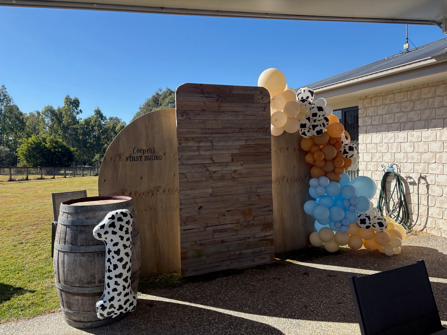 Rustic Western Party Backdrops