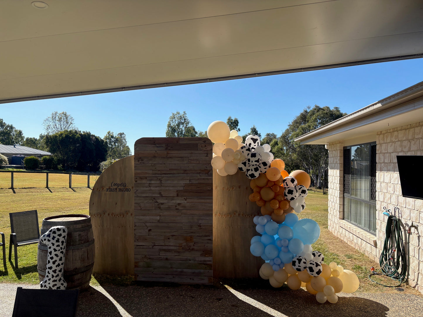 Rustic Western Party Backdrops