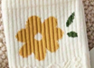 Women's Cute Green Flower Pattern Socks - 1 Pair
