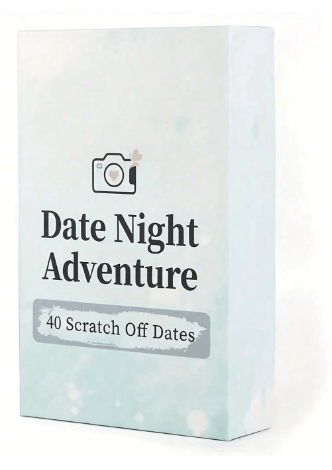 🔥 40 Date Night Adventure – Scratch Off Card Game for Couples 🔥