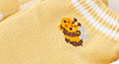 🐝 Bee Striped Pattern Ankle Socks – Sold Individually