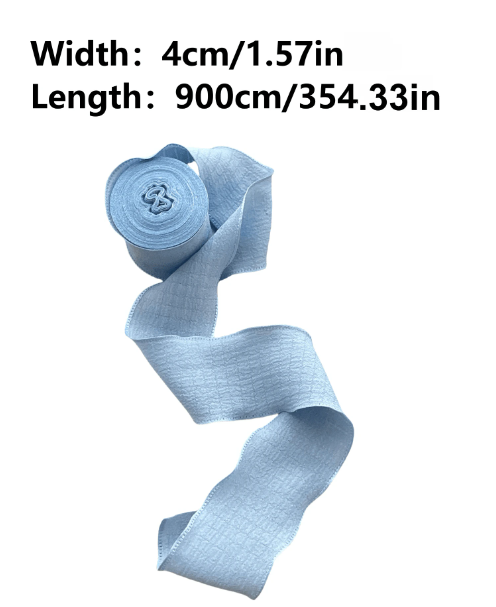 Ruched Satin Pleated Ribbon – 4cm Wide (Sold Individually)
