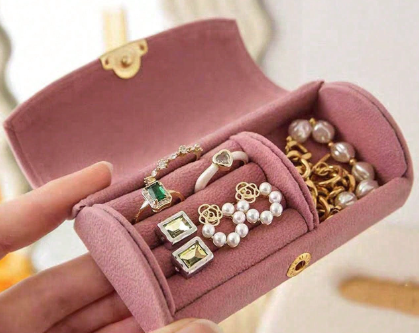 Compact Travel Jewelry Box