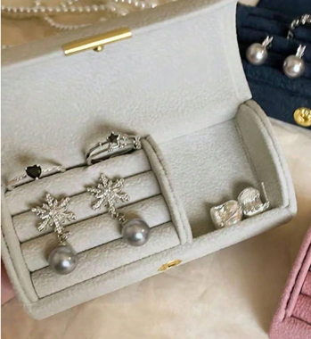Compact Travel Jewelry Box
