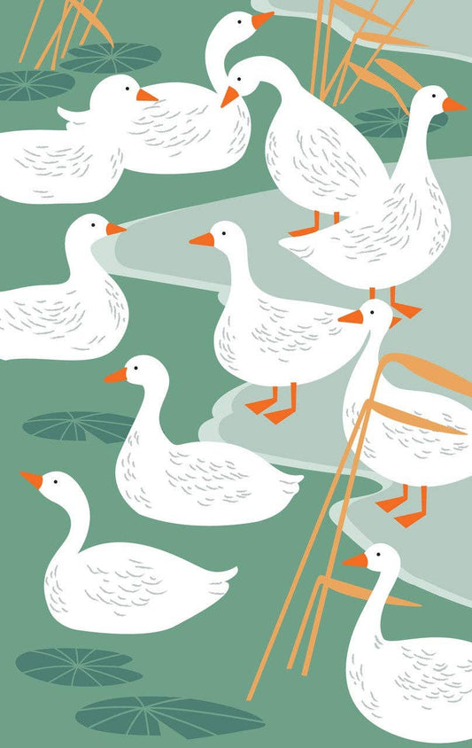 Tea Towel - Ducks