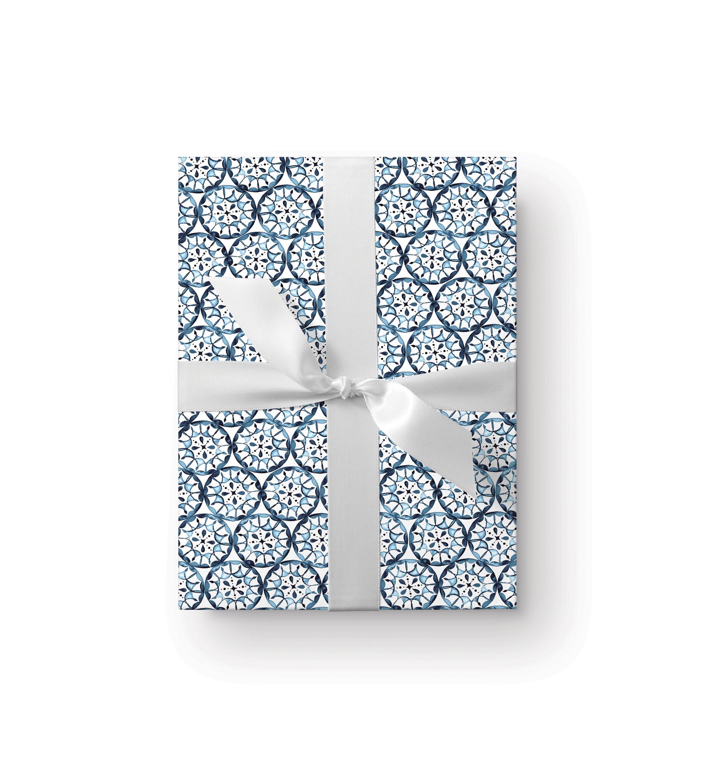 Blue Tiles Gift Wrap