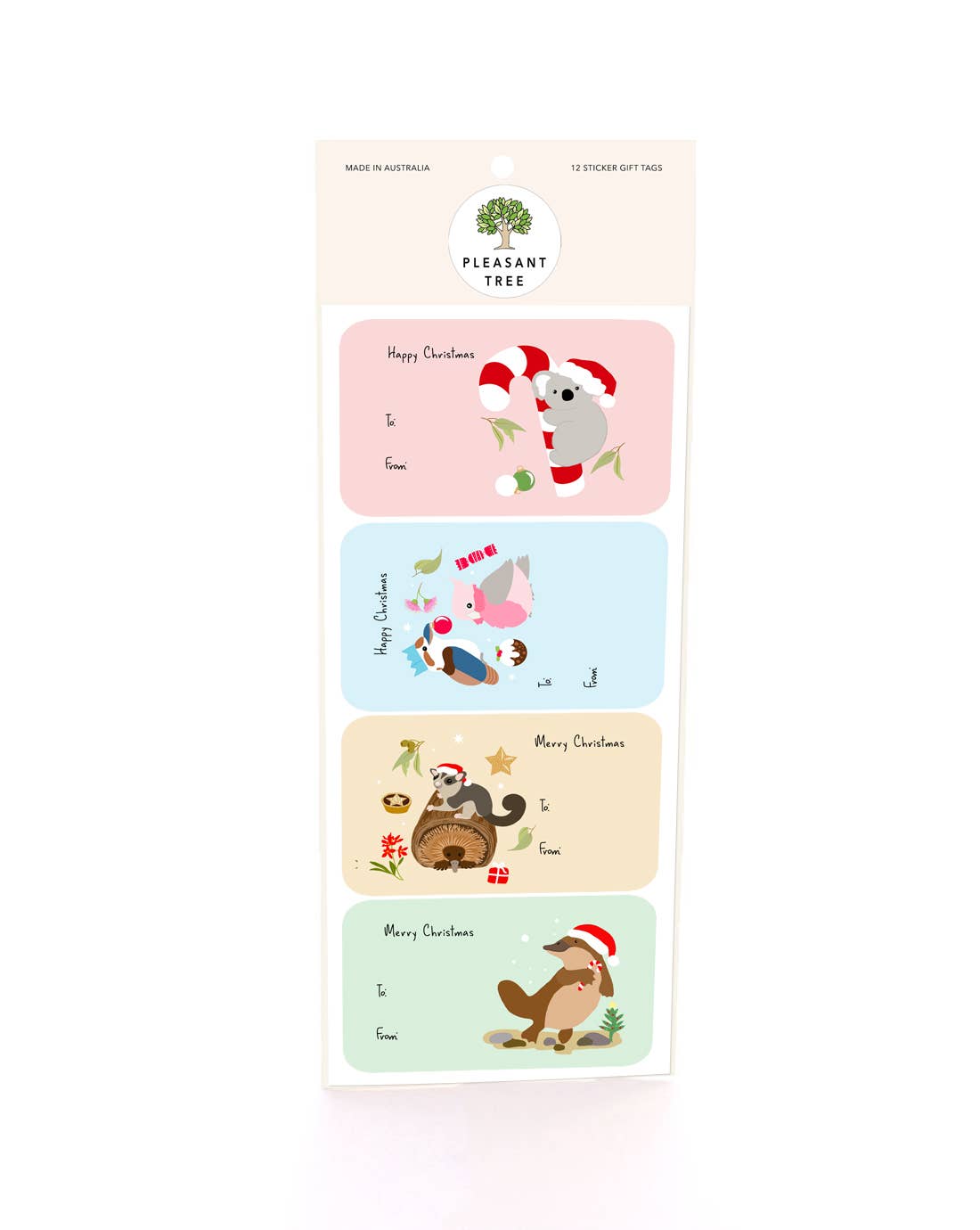Christmas in Australia - Sticky Labels