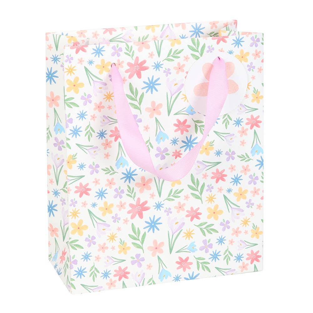 Spring Floral Paper Gift Bag