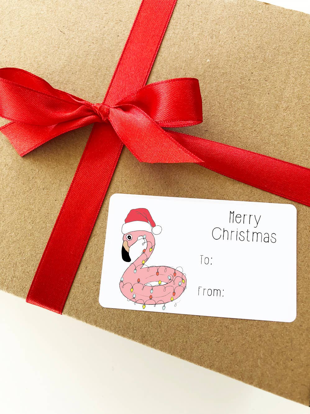 Summer Christmas - Sticky Labels