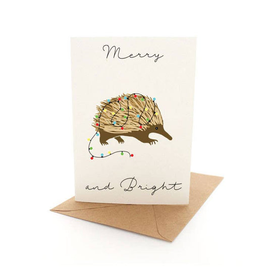 Christmas Card - Christmas Echidna