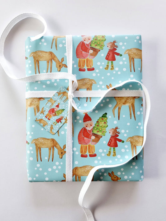 Wrapping Paper / Santa Clause (New Size)