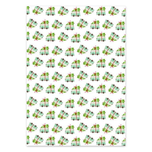 Christmas Kombi - Wrapping Paper Sheets