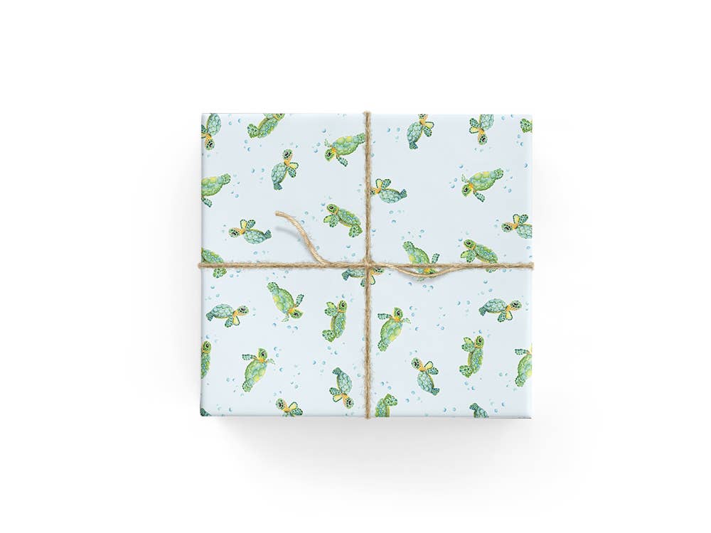 Baby Sea Turtles - Wrapping Paper Sheets