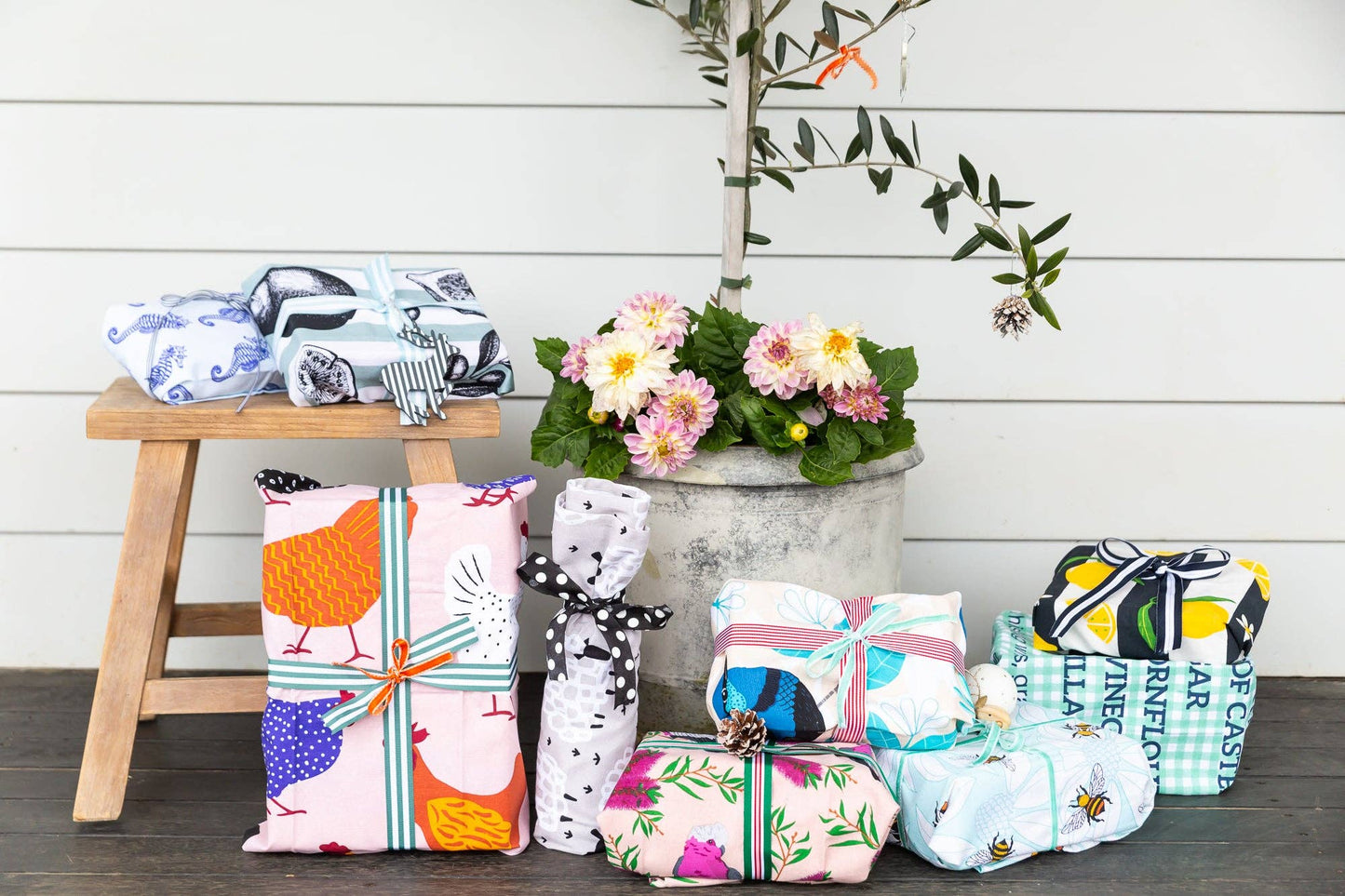 Tea Towel - Flower Bees