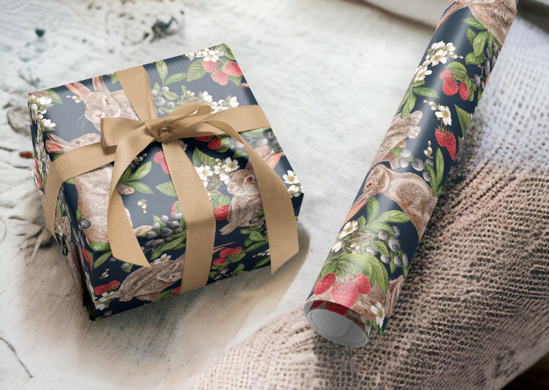 BUNNY BLOOM - WRAPPING PAPER